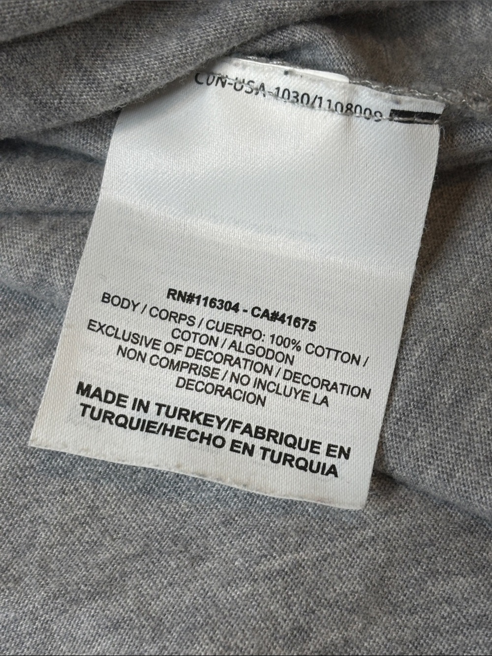 Converse All Star Gray Graphic T-Shirt Neon X-Ray Skeleton Hands size Med - Picture 4 of 12